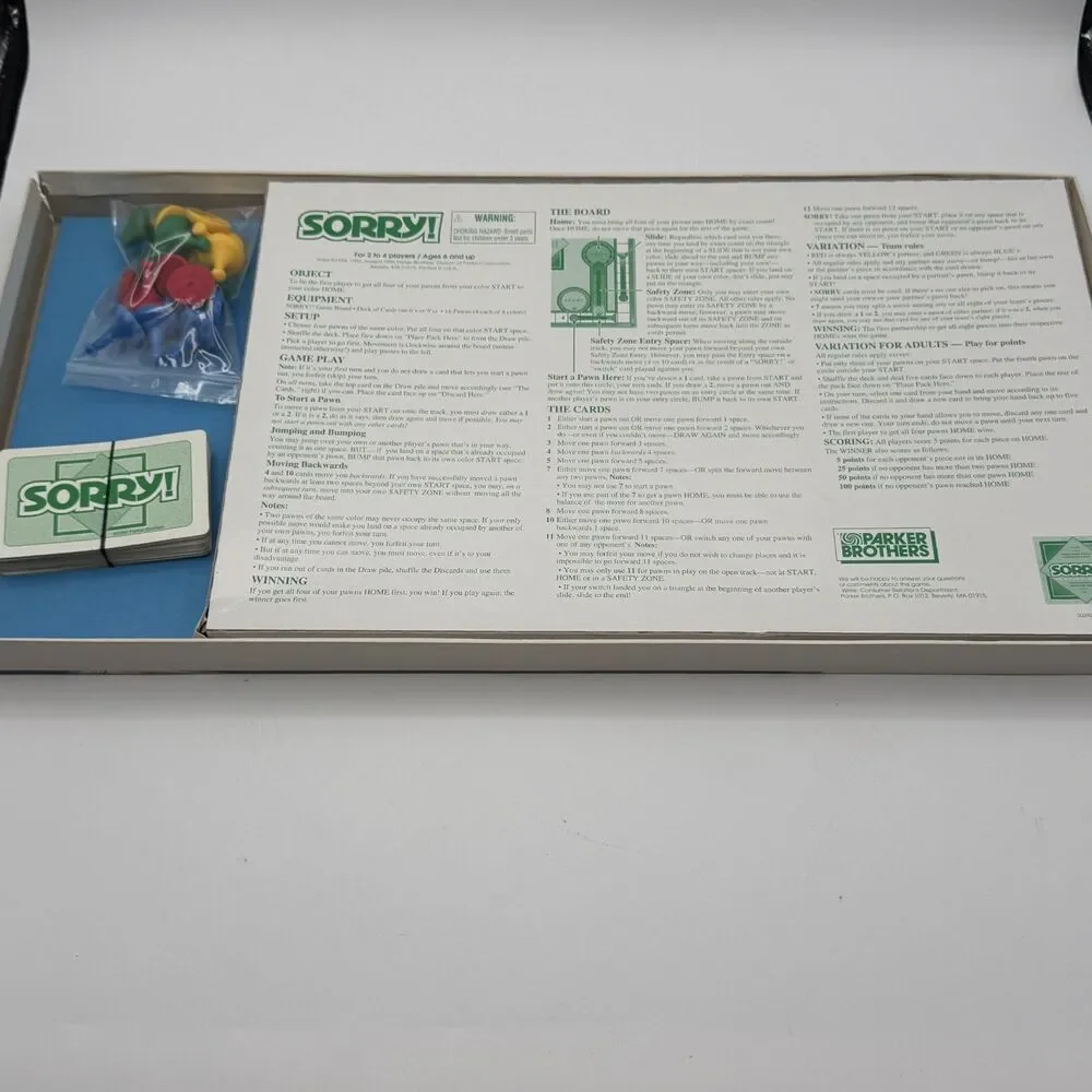 Parker Brothers used complete